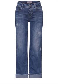 Straight Leg Jeans authentic indigo wash