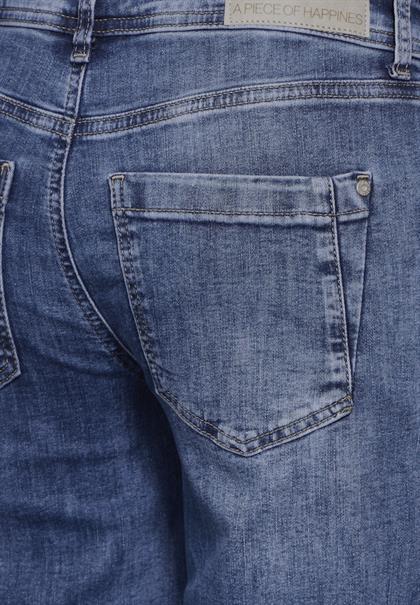 Straight Leg Jeans authentic indigo wash