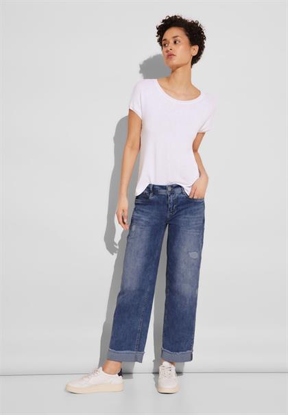 Straight Leg Jeans authentic indigo wash