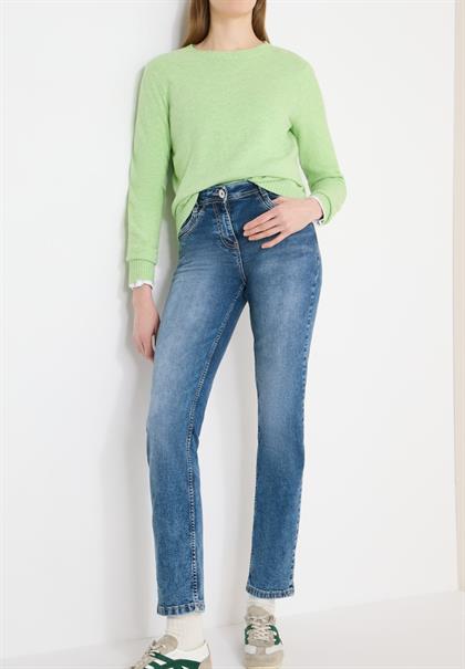 Straight Leg Jeans authentic used wash