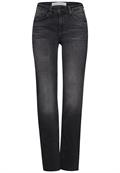 Straight Leg Jeans black soft wash