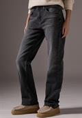 Straight Leg Jeans black soft wash