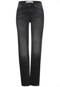 Straight Leg Jeans black soft wash