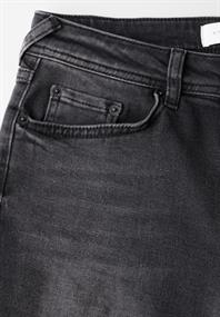 Straight Leg Jeans black soft wash