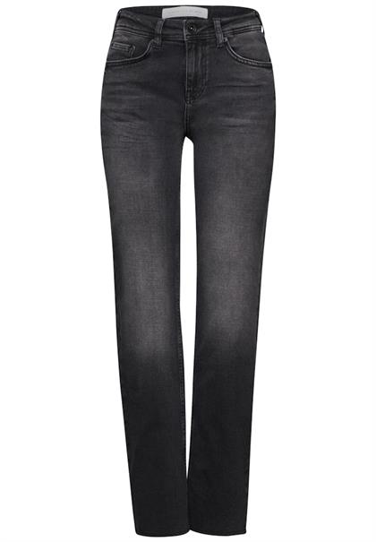 Straight Leg Jeans black soft wash