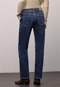 Straight Leg Jeans dark indigo authentic washed