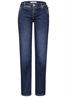 Straight Leg Jeans dark indigo authentic washed
