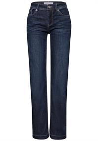 Straight Leg Jeans deep indigo washed