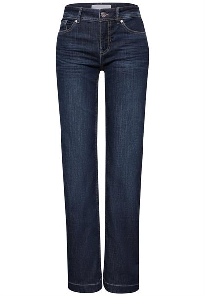 Straight Leg Jeans deep indigo washed