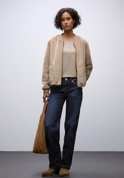 Straight Leg Jeans deep indigo washed