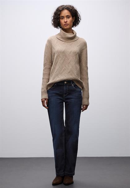 Straight Leg Jeans deep indigo washed