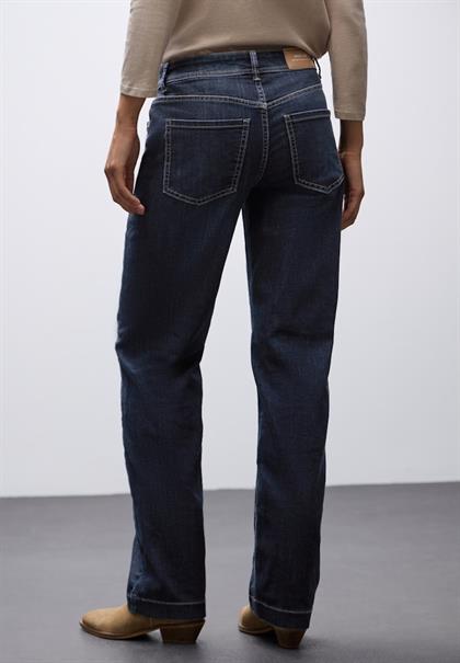 Straight Leg Jeans deep indigo washed