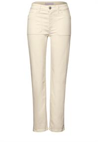 Straight Leg Jeans ecru washed