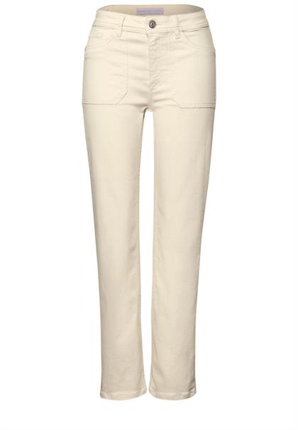 Straight Leg Jeans ecru washed