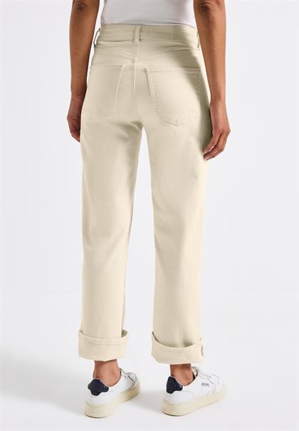 Straight Leg Jeans ecru washed