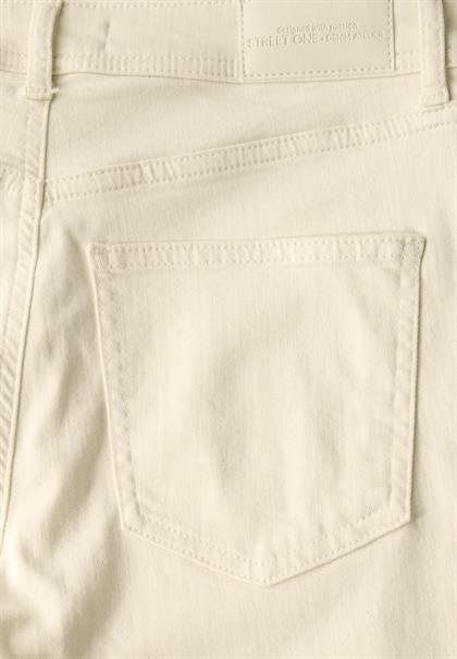 Straight Leg Jeans ecru washed