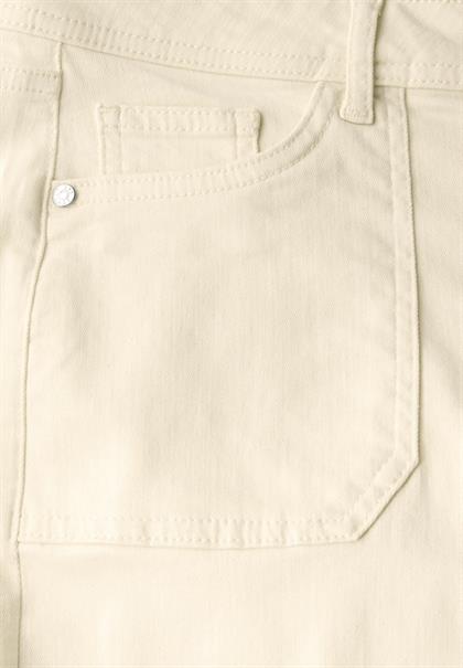 Straight Leg Jeans ecru washed