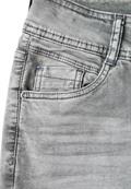Straight Leg Jeans light grey stone wash