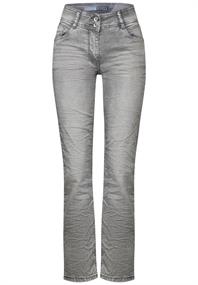 Straight Leg Jeans light grey stone wash
