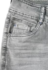 Straight Leg Jeans light grey stone wash
