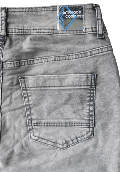 Straight Leg Jeans light grey stone wash