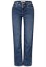 Straight Leg Jeans mit Gürtel mid blue random washed