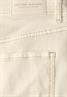 Straight Leg Jeans mit offenem Saum ecru washed