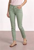 Straight Leg Jeans mit offenem Saum mint green washed