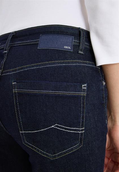 Straight Leg Jeans rinsed wash