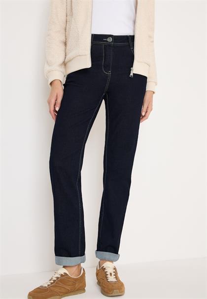 Straight Leg Jeans rinsed wash