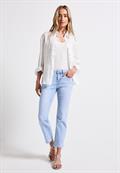 Straight Leg Jeans ultra bleach wash