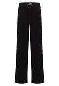 Straight Leg Jersey-Hose black