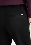 Straight Leg Jersey-Hose black