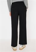 Straight Leg Jersey-Hose black