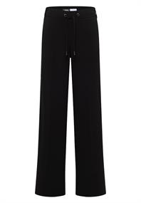Straight Leg Jersey-Hose black