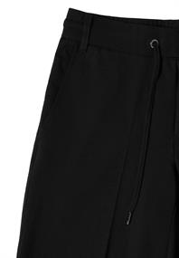 Straight Leg Jersey-Hose black