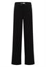 Straight Leg Jersey-Hose black