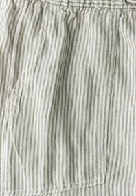 Straight Leg Leinenhose peridot green