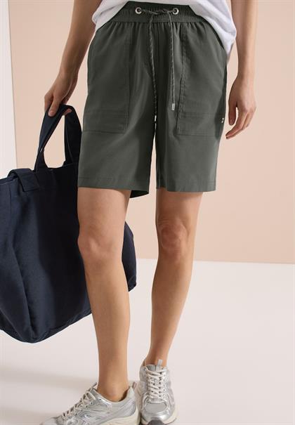 Straight Leg Shorts im Loose Fit clear khaki