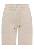 Straight Leg Shorts im Loose Fit grain beige