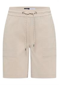 Straight Leg Shorts im Loose Fit grain beige