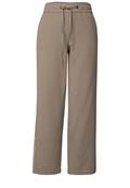 Straight Leg Strukturhose bark brown