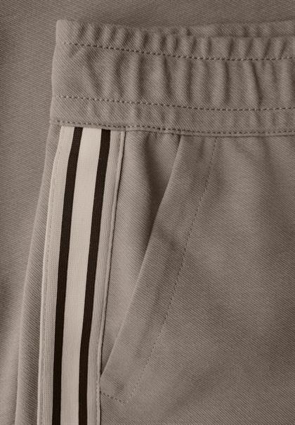 Straight Leg Strukturhose bark brown