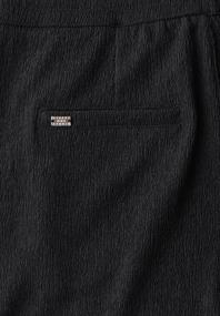 Straight Leg Strukturhose black