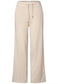Straight Leg Strukturhose moonstone sand