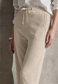 Straight Leg Strukturhose moonstone sand