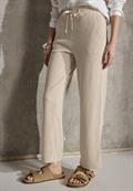 Straight Leg Strukturhose moonstone sand