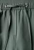 Straight Leg Viskose Hose dark balmy khaki