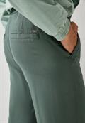 Straight Leg Viskose Hose dark balmy khaki