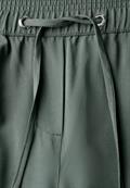 Straight Leg Viskose Hose dark balmy khaki